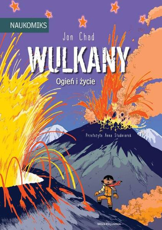 NAUKOMIKS Wulkan ogień i życie