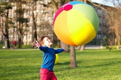 Magiczna Piłka balonowa XXL Kolorowa