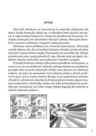 Historyjki obrazkowe na koncentrację