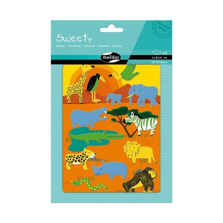 Naklejki Filcowe 2 ark. Sawanna