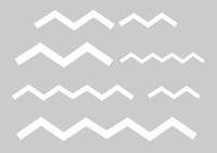 Szablon do Wycinania Zygzaki