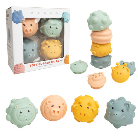 Sensoryczne piłeczki Zwierzątka