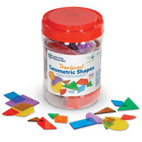Learning Resources | Transparentne kształty geometryczne