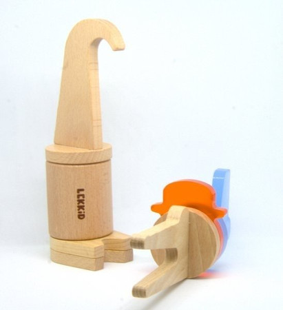 Lekkid, Konstrukcyjne klocki magnetyczne Krokodyl