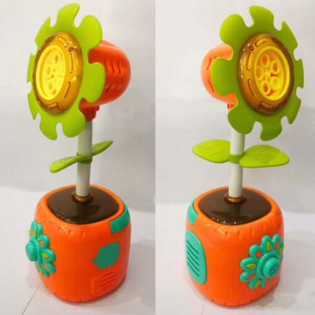 WOOPIE Słonecznikowa Elektryczna Maszyna Do Bąbelków Efekty Świetlne i Dźwiękowe