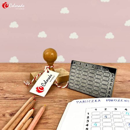 Stempel Tabliczka mnożenia do 36