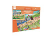 Scratch, 2 w 1 Puzzle magnetyczne i gra obserwacyjna - Farma 80 el.