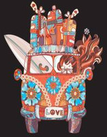 Kolorowanka Welwetowa 47x35 Ogórek Hipisów