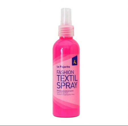 Farba do Tkanin Spray 100 ml Fluo Różowy