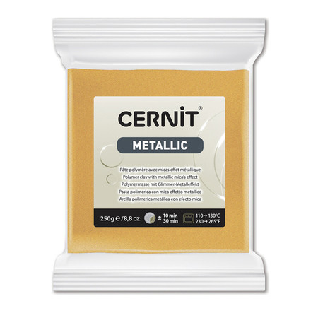 Modelina Cernit Metaliczna Złota 250 g