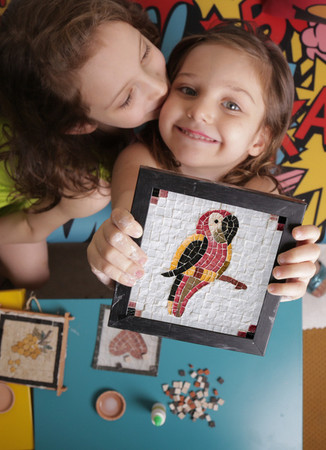 Mozaika MOSAICKIT Papuga