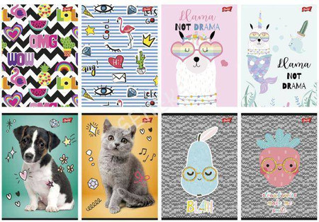 Zeszyt A5 16k. gładki Unipap