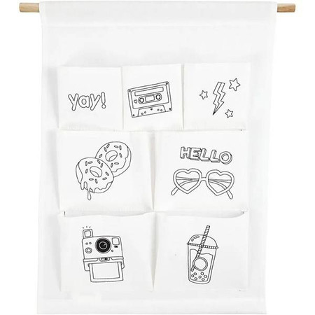 Wiszący Organizer Kieszeniowy we wzory