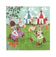 Scratch, Puzzle magnetyczne - książka podróżna Rycerze 2 obrazki 40 elem.