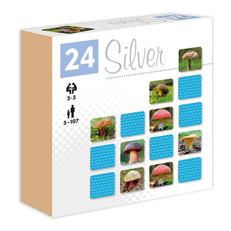 Gra dla dzieci memo GRZYBY Memosy Alexander Silver