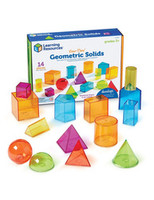 Learning Resources | Przezroczyste kolorowe geometryczne bryły LERLER4331