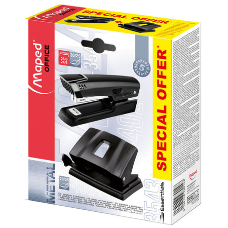 Zestaw Zszywacz+Dziurkacz 25 K Essentials