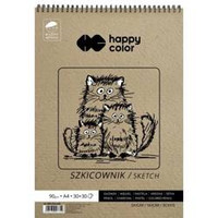 Szkicownik Happy Color Młody Artysta na spirali A4 60 arkuszy 80/90g