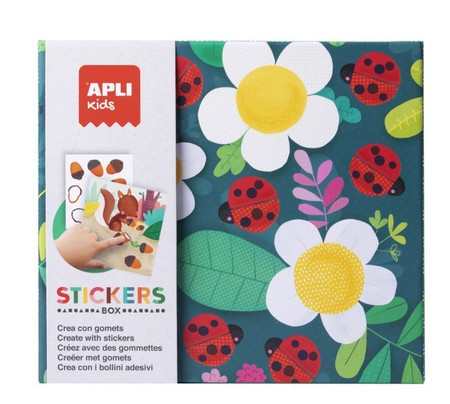 Zestaw z naklejkami Apli Kids - Biedronka