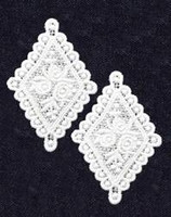 Naprasowanka koronkowa Romby