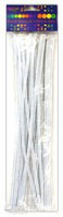 Druciki kreatywne 0,4x30cm białe 25 sztuk