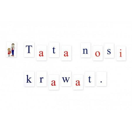 Zestaw do nauki liter drukowanych