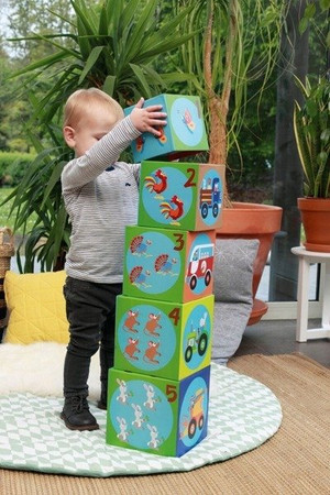 Scratch, Piramida edukacyjna Jumbo - Farma