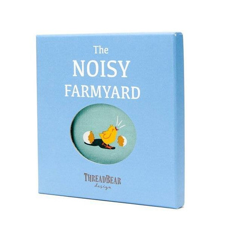 Miękka książeczka THE NOISY FARMYARD, ThreadBear Design