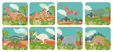 Scratch, Latarka/Projektor XL DINO z pojemnikiem 24 obrazy