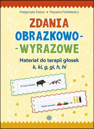 Zdania obrazkowo-wyrazowe - k, ki, g, gi, h, hi