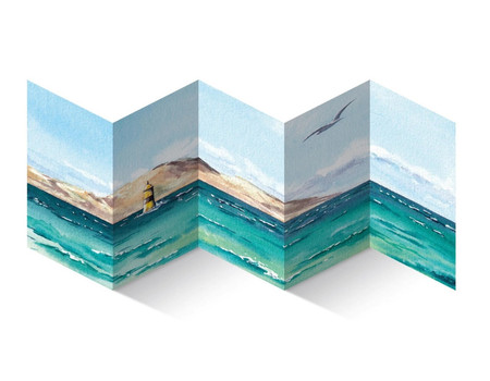 Szkicownik Akordeon A5, 300g, 8 str.