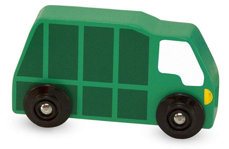 Drewniane autka pojazdy miejskie 9szt. Melissa and Doug 13170-MD