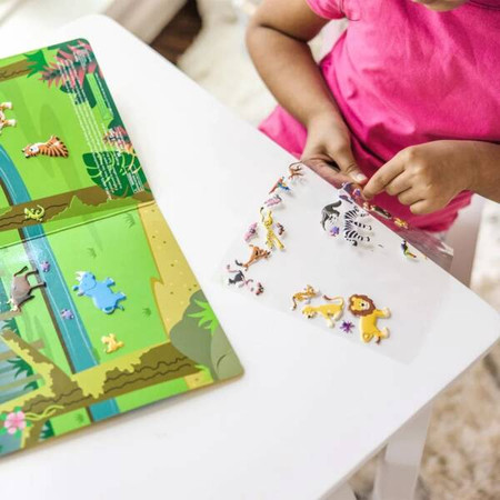 Wypukłe naklejki wielorazowe - Safari