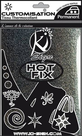 Naprasowanka arkusz 20x15cm Czarno Srebrna