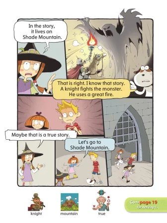 Komiks dla dzieci po angielsku Magic Adventures Level 2 Część 6