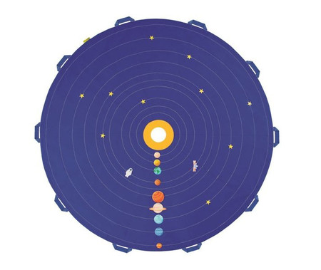 Zestaw Chusta Edukacyjna Układ Słoneczny AKSON + 21 elementów