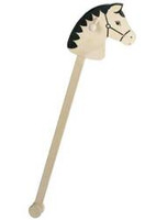 Drewniana głowa konia na kiju Callu RA101-Goki, odgrywanie ról