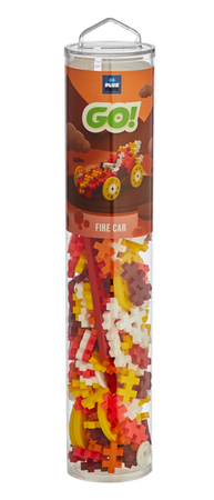 Plus-Plus GO!, Mini Tuba - 200 szt Fire car
