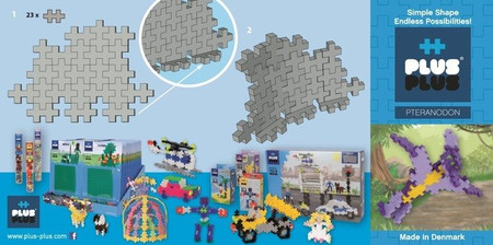 Plus-Plus, Mini Tuba Pteranodon - 100 szt