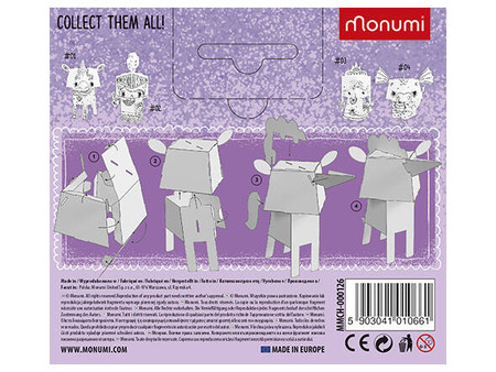 Kolorowanka 3D Mini Cube head - Jednorożec 3l+ MONUMI