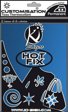 Naprasowanka arkusz 20x15cm Metal Niebieski