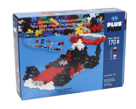 Plus-Plus, Mini Basic - 170 szt. - Wyścigówka
