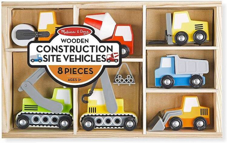 Drewniane autka Maszyny budowlane Melissa & Doug