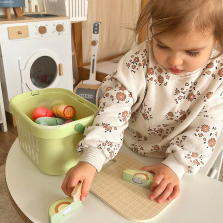 TOOKY TOY Drewniany Zestaw Żywność Warzywa Owoce