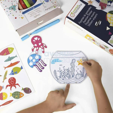 Zestaw Kreatywny Akwaria z naklejkami