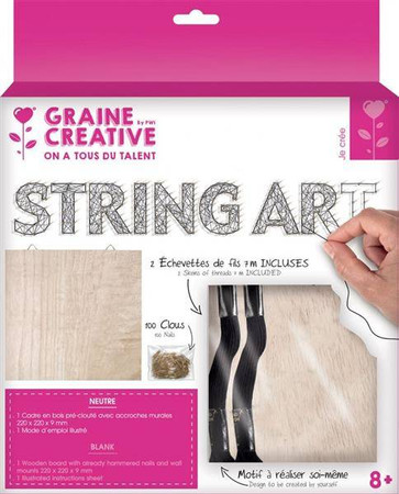 Obrazek z gwoździ i muliny do samodzielnego zrobienia