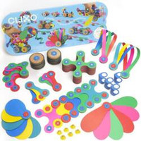 Zestaw Clixo do tworzenia magnetycznych pojazdów 72 elem.