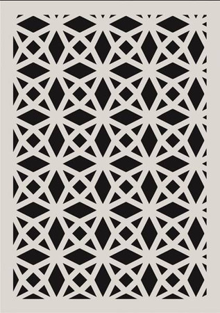 Szablon samoprzylepny 3D Geometryczny 2