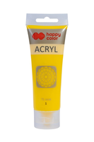 Farba akrylowa 75ml żółty Happy Color