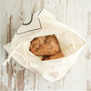 Bag-again, Worek z organicznej bawełny z nadrukiem "BREAD", 47 x 31 cm